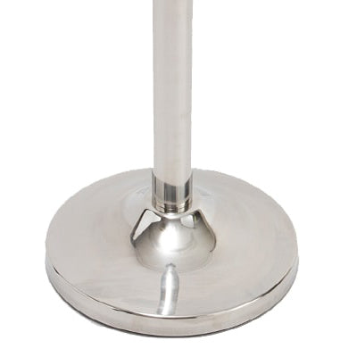 【レンタル】ロープパーテーションQ01Cシルバー(ロープ赤)