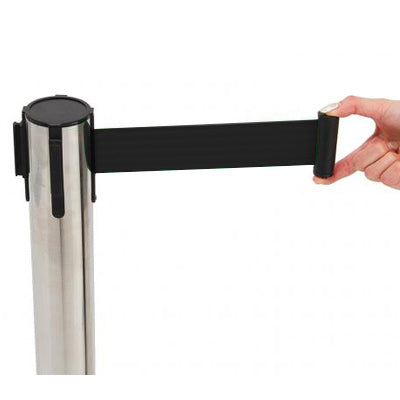 【レンタル】ロック付ベルトパーテーション(ベルトブラック)