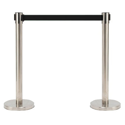 【レンタル】ロック付ベルトパーテーション(ベルトブラック)