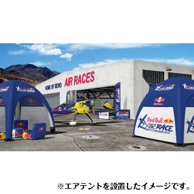 【レンタル】防炎加工エアテント3x3+本体フルカラー印刷