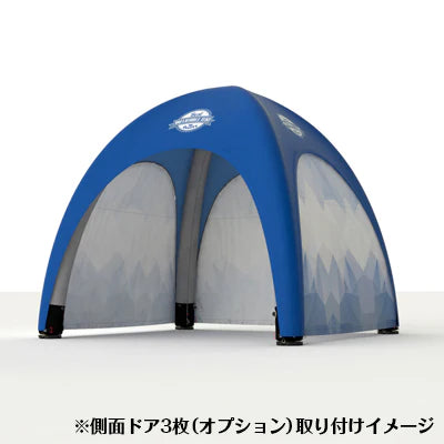 【レンタル】防炎加工エアテント3x3+本体フルカラー印刷