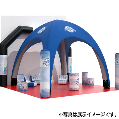 【レンタル】防炎加工エアテント3x3+本体フルカラー印刷