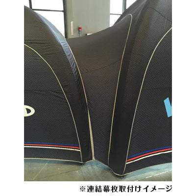 【レンタル】防炎加工エアテント3x3+本体フルカラー印刷