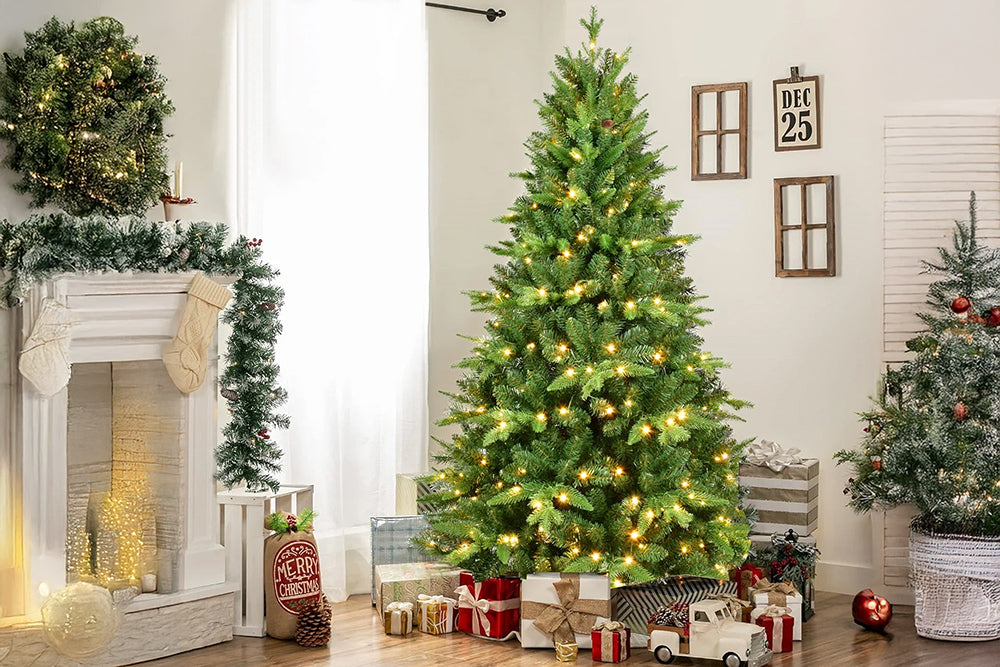 クリスマスの装飾品のシーンのレイアウトのアイデアの小さい飾りランプ クリスマスの装飾品のシーンのレイアウトのアイデアの小さい飾り