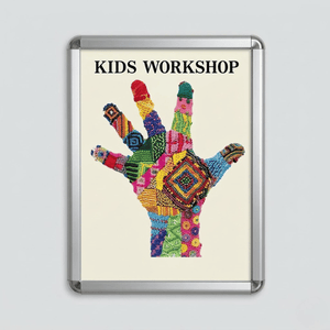 レンタル角Rポスターパネル