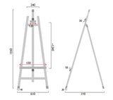 【レンタル】アルミイーゼル  A0 / A1 / B1/ B2対応