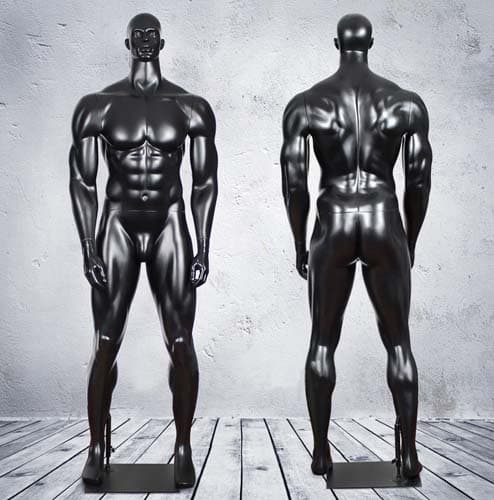 ボディービルダー型男性マネキン