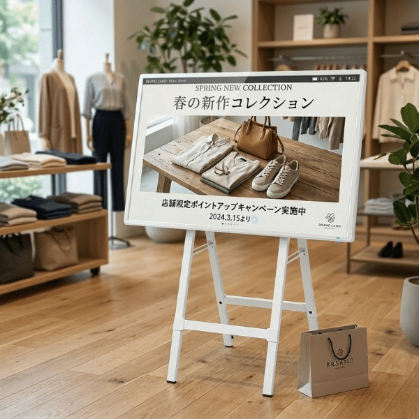 電子サイネージ用 ポールタイプスタンド（32型対応）
