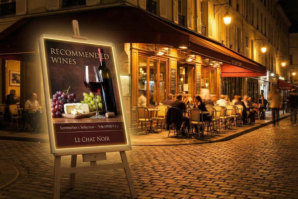 ポスターフレームは「光る・光らない」を含め複数展開！