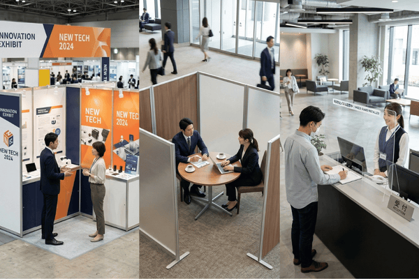 複数回の出展・オフィスでの常設なら「購入」