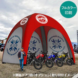 【レンタル】エアテント5x5+本体フルカラー印刷