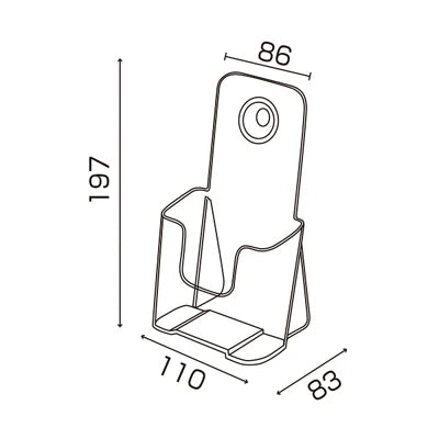【レンタル】カタログケース A4三ツ折