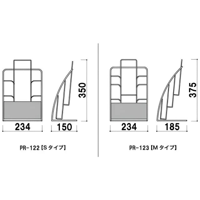 【レンタル】PR卓上R型ラックA4