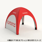 【レンタル】エアテント3x3+本体フルカラー印刷